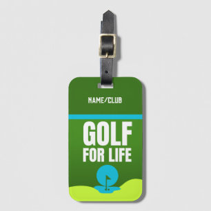 Étiquette À Bagage Balise de bagage du club de golf customisé