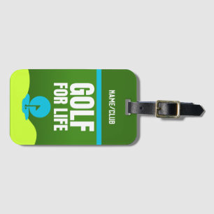 Étiquette À Bagage Balise de bagage du club de golf customisé