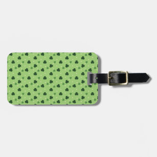 Étiquette À Bagage Balise de bagage du Motif shamrock
