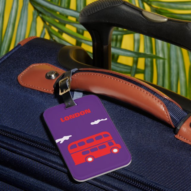 Étiquette À Bagage Balise de bagage en acrylique de Londres (Insitu Rectoal 1)