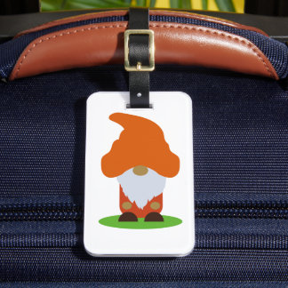 Étiquette À Bagage Balise de bagage Gnome
