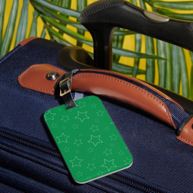 Étiquette À Bagage Balise de bagage Green Stars (Insitu Rectoal 1)