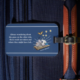 Étiquette À Bagage Balise de bagage Perdue dans un qutrain par Adiela