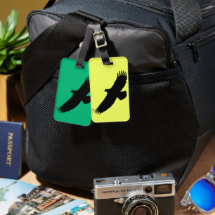 Étiquette À Bagage Balise de bagage personnalisée avec aigle volant