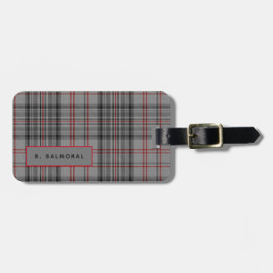 Étiquette À Bagage Balise de bagage personnalisée Balmoral Tartan Men