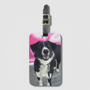 Étiquette À Bagage Balise de bagage personnalisée photo de chien