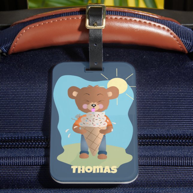 Étiquette À Bagage Balise de bagage personnalisée pour enfant figé da (Insitu Rectoal 2)