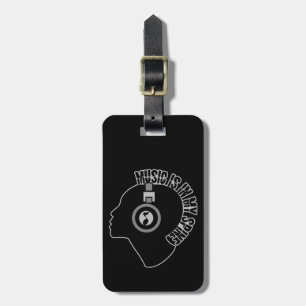 Étiquette À Bagage Balise de bagage personnalisée pour la musique