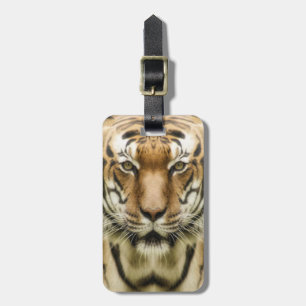 Étiquette À Bagage Balise de bagage personnalisée Tiger Close Up