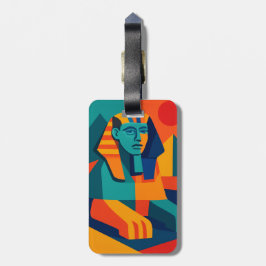 Étiquette À Bagage Balise de bagage Pop Art Sphinx