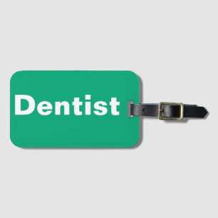 Étiquette À Bagage Balise de bagage pour dentiste