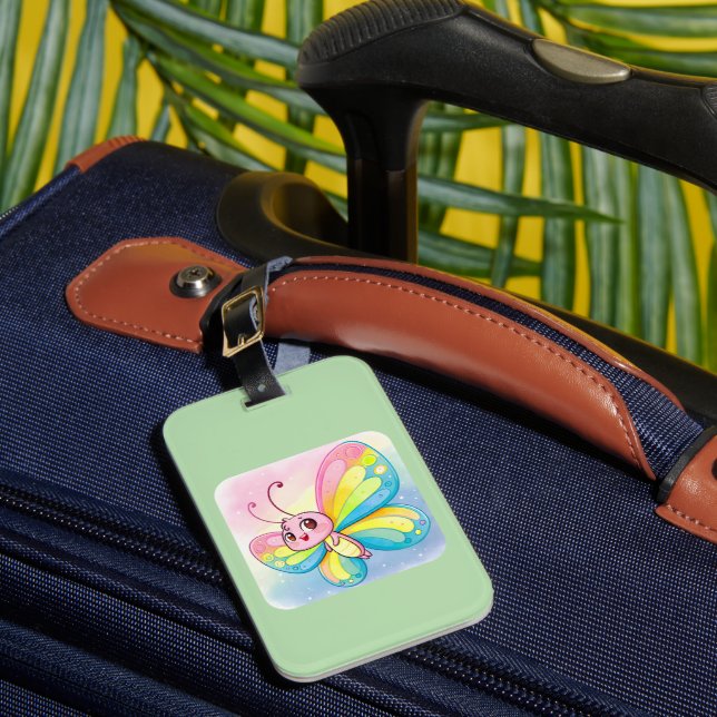 Étiquette À Bagage Balise de bagage pour papillon arc-en-ciel (Insitu Rectoal 1)