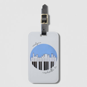 Étiquette À Bagage Balise de bagage pour piano de Nashville Skyline