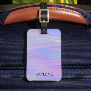 Étiquette À Bagage Balise de bagage Rainbow Wispy personnalisée