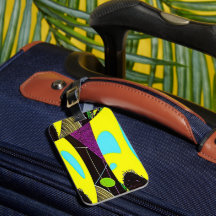 Balise de bagage "Scrunchies" (avec emplacement de