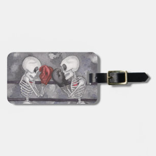 Étiquette À Bagage Balise de bagage Skeletons personnalisés Boxing Pe