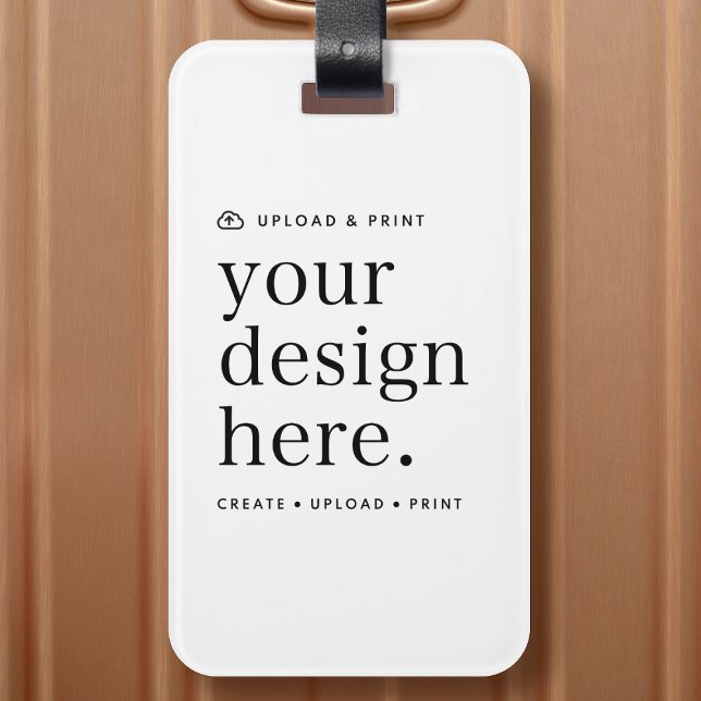 Étiquette À Bagage Balise de bagage Votre design Télécharger (Versatile luggage tags for business travel, destination weddings, everyday travel, gifting & more!)