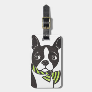 Étiquette À Bagage Balise de bagages Boston Terrier