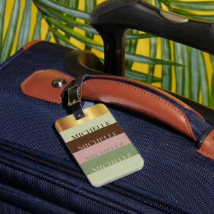 Étiquette À Bagage Balise de bagages de voyage personnalisées
