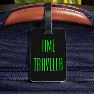 Étiquette À Bagage Balise de bagages de voyage temps personnalisé