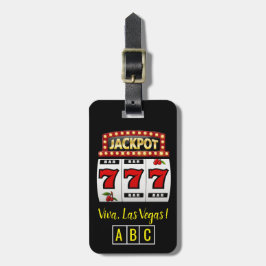 Étiquette À Bagage Balise de bagages Lucky Seven Jackpot