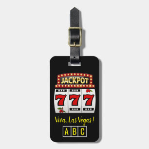 Étiquette À Bagage Balise de bagages Lucky Seven Jackpot