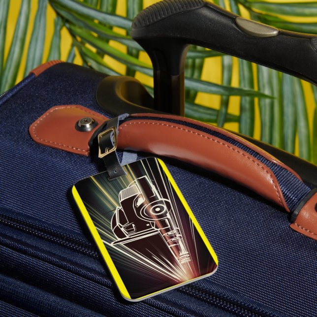 Étiquette À Bagage Balise de bagages SemiTruck (Insitu Rectoal 1)