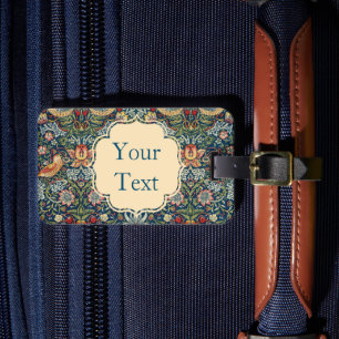 Étiquette À Bagage Balise de bagages William Morris Strawberry Thief 