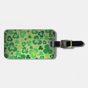 Étiquette À Bagage Balise de voyage de Lucky Shamrock Explosion