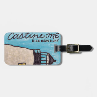 Étiquette À Bagage Balise Dice Head Lighthouse Luggouse