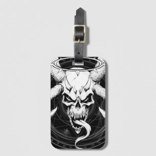 Étiquette À Bagage Balise Divine Arcane crâne de la mort Black Luggag