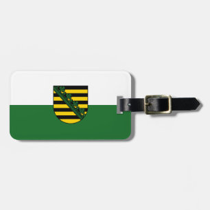 Étiquette À Bagage Balise Drapeau de bagages de Saxe