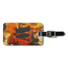 Balise Feu sur les bagages en verre