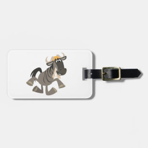 Étiquette À Bagage Balise Jote Cartoon Tap Dancing Wildebeest Luggage