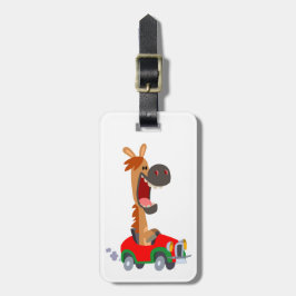 Étiquette À Bagage Balise Jote Motorized Cartoon Horse Luggage