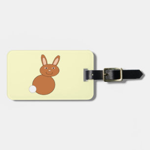 Étiquette À Bagage Balise Joyeuse Bagage Personnalisé Bunny de Pâques