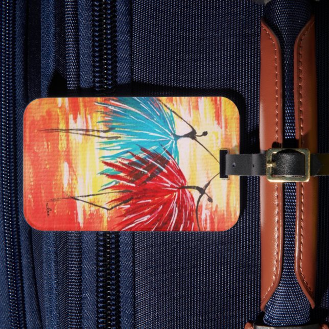 Étiquette À Bagage Balise Joyeuse Danse Acrylique (Insitu Rectoal 4)