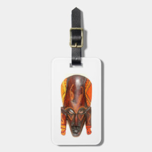 Étiquette À Bagage balise masque africain
