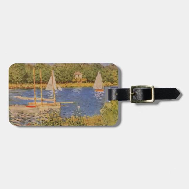 Étiquette À Bagage Balise Monet Peinture des bagages (Devant horizontal)