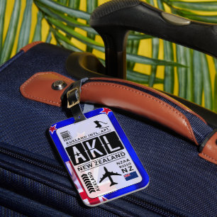 Étiquette À Bagage Balise Nouvelle-Zélande de bagages Aukland
