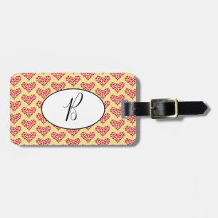Étiquette À Bagage Balise Pink Heart Love Luve