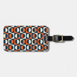 Étiquette À Bagage Balise Retro 1970 à motif de bagages