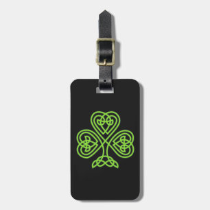 Étiquette À Bagage Balise Shamrock de la Saint-Patrick