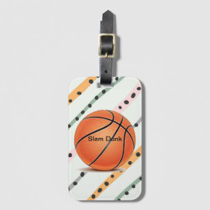 Étiquette À Bagage Balise "Slam Dunk"Bagage acrylique