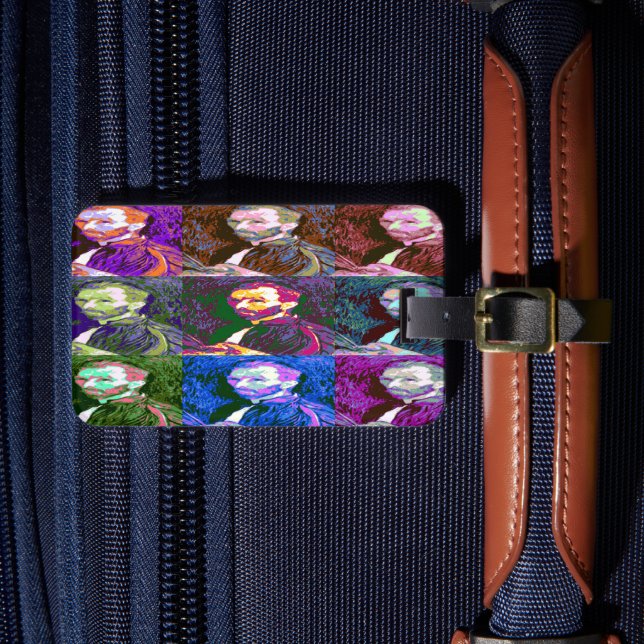 Étiquette À Bagage Balise Vincent van Gogh Pop Art Luggage (Insitu Rectoal 4)