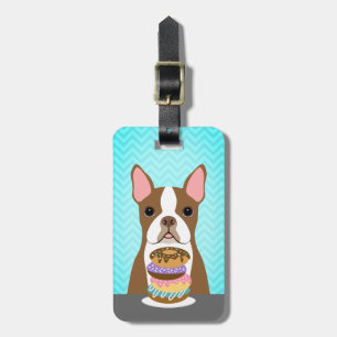 Étiquette À Bagage Balises de bagage Boston Terrier