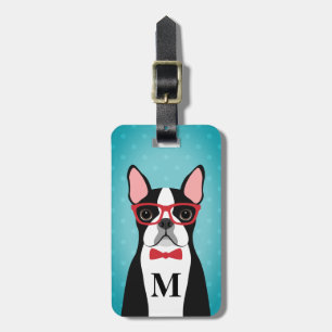 Étiquette À Bagage Balises de bagage Boston Terrier