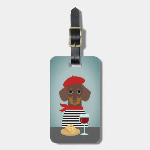 Étiquette À Bagage Balises de bagage Dachshund