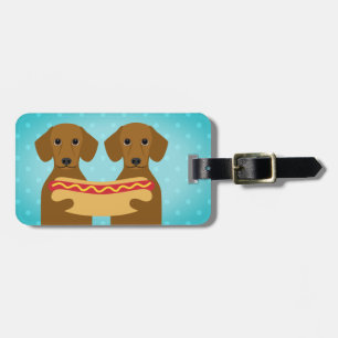 Étiquette À Bagage Balises de bagage Dachshund