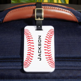 Étiquette À Bagage Balises de bagage de baseball personnalisées